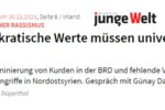 Thumbnail for the post titled: Interview der Tageszeitung junge Welt mit unserer Geschäftsführerin Günay Darici