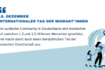 Thumbnail for the post titled: Stellungnahme; Internationaler Tag der Migrant*innen